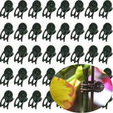 EESC2Y orchid clips secure the stake between pegs to avoid pinching and support upright growth