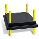 Eggluuz chick brooder plate assembled provides safe warmth for chicks