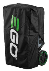 EGO CM001 protective cover shields walk-behind mower from dust and debris