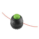 EGO Power+ 15-inch string trimmer head assembly enables quick line advancement for compatible electric trimmers.