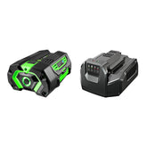 EGO Power+ 56V battery front view with extended runtime potential.
