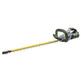 EGO Power+ HT2411 with 24in dual-action blades for precise trimming.