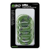 EGO Power+ pre-cut twist line coils ready for quick reloads in string trimmers.