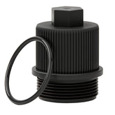 Eiahonen 190030 drain cap close-up showing rugged construction and leak resistance.