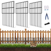 Eibikdi garden barrier fence panel front view blocks digging and protects borders