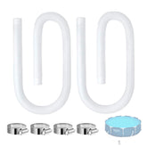 Eiszhjk pool hose 1.25in x 59in compatible with Bestway and Intex pumps for easy replacement