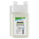 Elanco CyLence pour-on applied to cattle back for fly and lice control on beef and dairy.