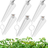 Elaruslux 4ft grow light strip full spectrum for healthy indoor plant growth