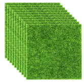 Elcoho fairy garden grass 6x6 piece for tiny landscapes—durable and waterproof.