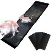 ELEGENZO sticky mouse trap in scene, showing large surface ready to capture pests.