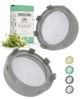 Elementi Sprouting Lids for wide-mouth jars enable fresh greens at home.
