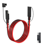 ELFCULB SAE extension cable 6ft shows robust copper wiring for reliable power transfer