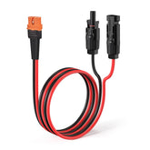 ELFCULB solar to XT60i cable 2ft connects solar panels to portable power stations.