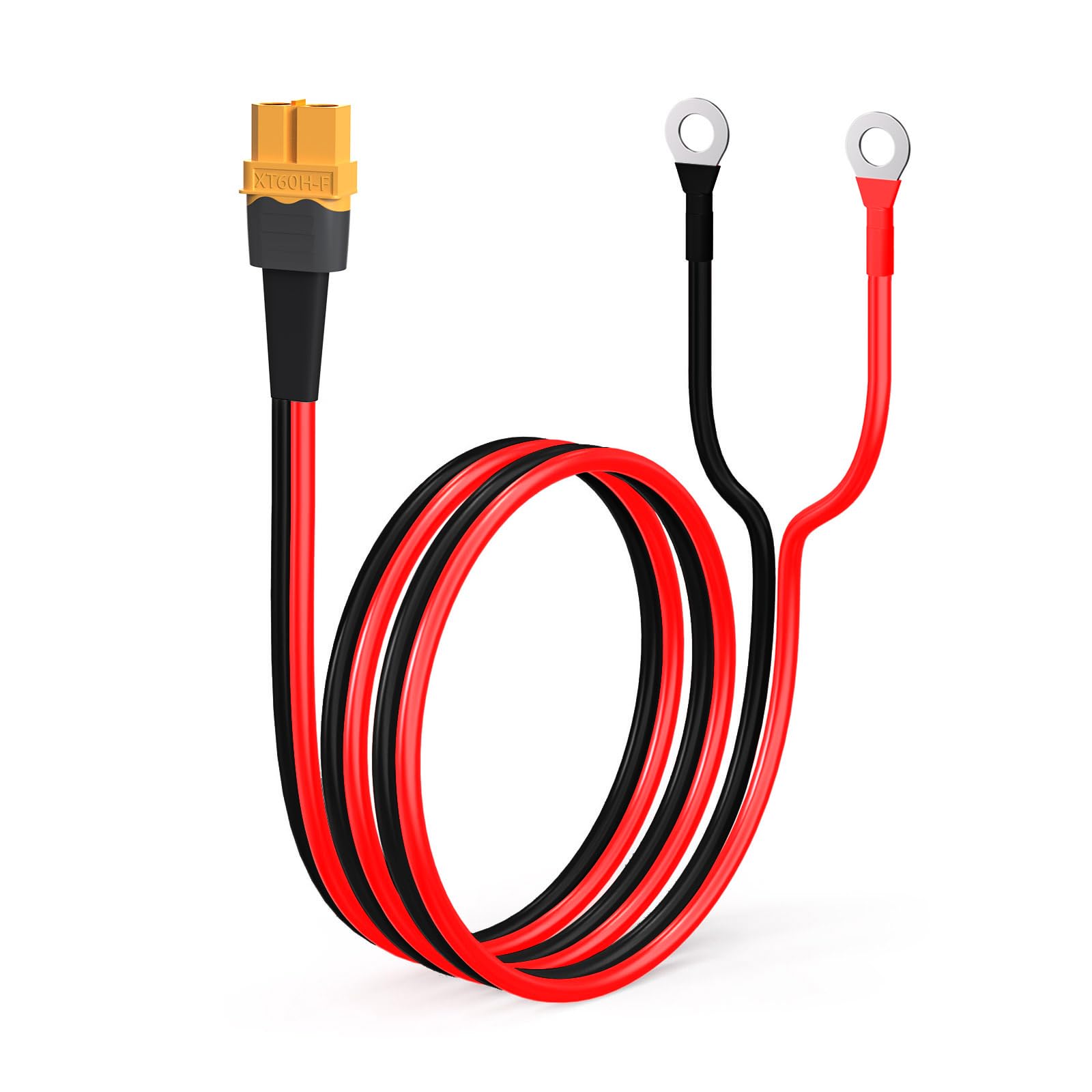 ELFCULB XT60 to O Ring Cable closeup for quick RC connections