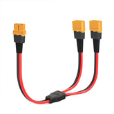 ELFCULB XT60 Y-splitter cable 1ft for flexible power sharing.