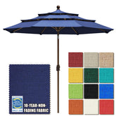 EliteShade vented-top umbrella for cooler shade and wind stability.