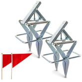 ELVUR Mole Traps Scissors two-pack for quick lawn control.