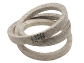 Emmui snow thrower belt auger close-up showing smooth surface for reliable engagement