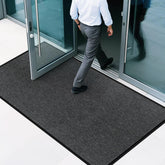 EMQIMA front door mat with non-slip backing keeps entryways safe in high-traffic areas.