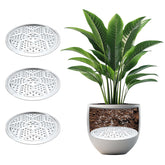 Emsiok 13-inch round planter insert boosts drainage and stabilizes large pots.
