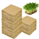 Emsiok microgreens kit 64pcs 5x5 inch mats for compact indoor sprouting.