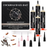 Enbabbor cockroach gel bait 4-tubes pack applied discreetly in kitchen to target roaches