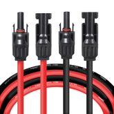 Enbkesk 10AWG extension cable in black highlights durable power transfer for solar setups