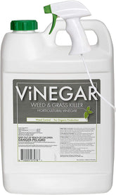 Energen vinegar weed killer bottle with sprayer for organic weed control.
