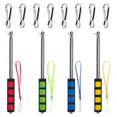 Enjoyist flagpole 63-inch black-blue round head for reliable tour guidance.