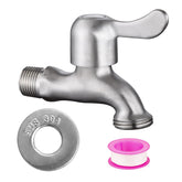 Enoch's Land stainless steel bibb body shown for outdoor durability