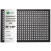 Envelor anti-fatigue mat 36x60 top view reduces standing fatigue in high-traffic areas.