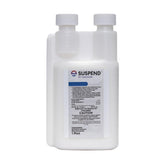 Envu Suspend SC insecticide bottle showing the label and concentrate for perimeter protection