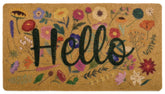 Eohak spring floral door mat with non-slip backing for welcoming entrances.