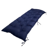 Eoieov outdoor bench cushion navy 40x20 front view enhances patio comfort