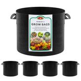 EOKOICA 5-pack grow bags with handles for versatile outdoor and indoor use