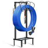 EONFAY garden hose holder with upgraded heavy duty design for rust resistance.