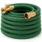 EOOIO 25 ft garden hose non-expandable for steady water flow in gardens