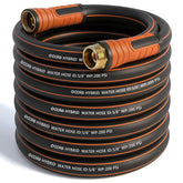 EOOIO garden hose 50ft with coiled design for easy storage and portability