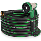 EOOIO heavy-duty garden hose 25ft with kink resistance for smooth watering.