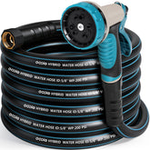 EOOIO heavy-duty garden hose 35ft with memory-kink resistance for smooth watering