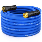 EOOIO heavy-duty garden hose 50ft ready for reliable watering tasks.