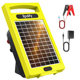 Epoify 24h solar fence charger portable setup for on the go livestock protection.