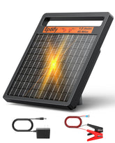 Epoify solar fence charger with 1.2J stored energy for large pastures.