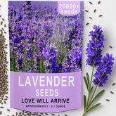 EquSym lavender seeds packaging with resealable pouch for easy storage