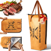 ERASHE BBQ Blanket with 5-layer insulation keeps meat warm during resting