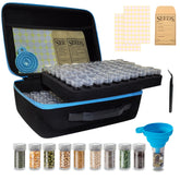 ERFEI 140-slot seed storage box keeps seeds organized and protected from moisture