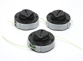 ERGIT 3-pack spool replacement mounted in Autocut C3-2 head on FSA 57