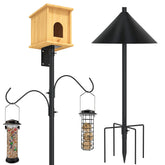 ERYTLLY bird house pole 80 inch base for sturdy outdoor mounting
