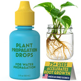 Escentile Rooting Drops bottle pour for precise dosing on cuttings