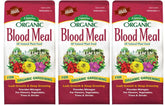 Espoma Blood Meal Fertilizer 12-0-0 bag supports nitrogen boost for vibrant plants.